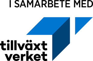 Logotyp - I samarbete med Tillväxtverket