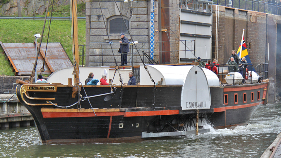 Der Raddampfer Eric Nordevall II. Foto: Thomas Valeklint – Valeklint foto