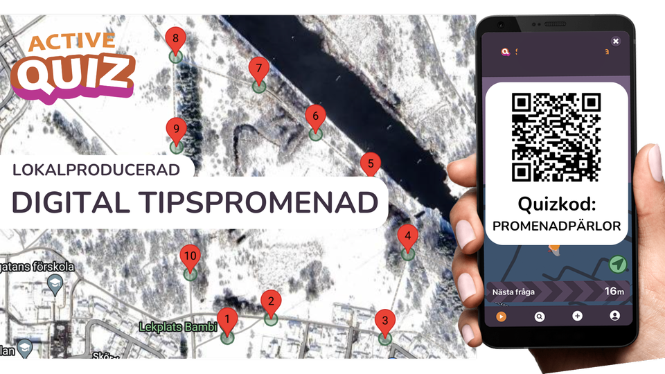 QR-kod för digital tipspromenad