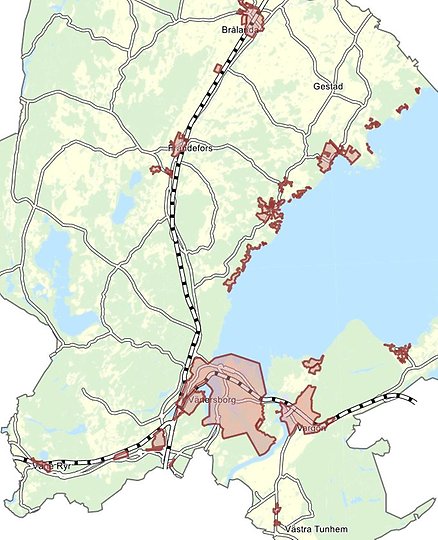 Verksamhetsområden i Vänersborgs kommun