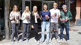 Julia Åkesson, Isabelle Olsson, Clara Holmberg, Hanna Karlsson, Hilmer Degermosse, Eddie Edenö