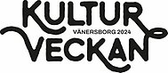 Kulturveckans logotyp i svart text mot vit bakgrund.